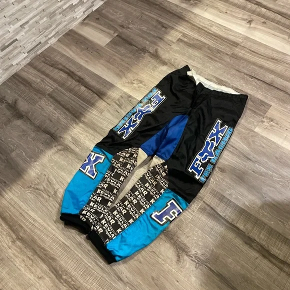 Fox Blue and Black MX Pants - Picture 2 of 5